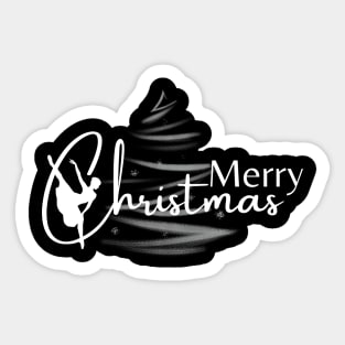 Merry Christmas dancer design Sticker